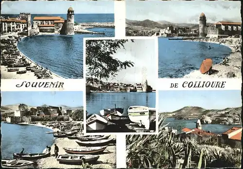 Collioure Hafenpartien Leuchtturm Kat. Collioure