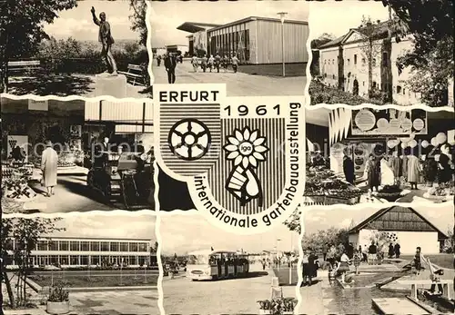 Erfurt IGA 1961 Teilansichten Kat. Erfurt