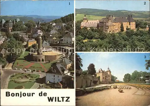 Wiltz Luxembourg Monument National de la Greve Chateau Theatre Kat. Luxemburg