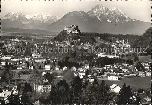 Salzburg Oesterreich mit Sonntagshorn und Stauffen Kat. Salzburg