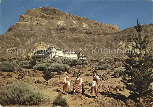 Tenerife Las Canadas Frauen in Tracht Kat. Islas Canarias Spanien