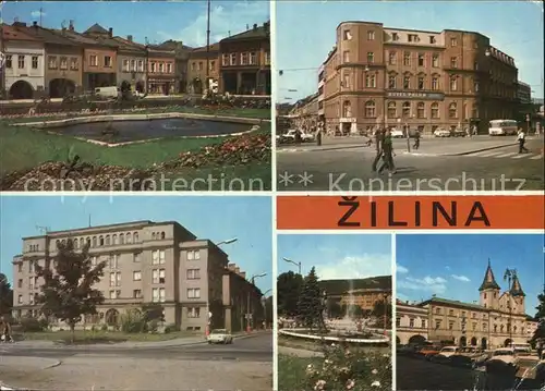 Zilina Teilansichten Gebaeude Kat. Zilina