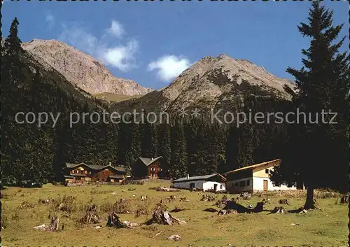 Leutasch Alpenwirtshaft Tillfussalm Ganghofers Jagdhaus Kat. Leutasch Tirol