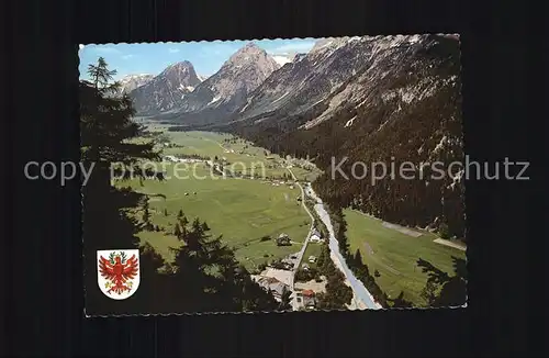 Unterleutasch Blick zu Gehrenspitzen ?felekopf Partenkirchner Kat. Leutasch Tirol