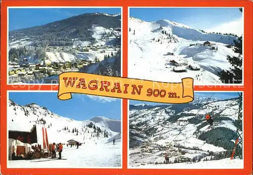 Wagrain Salzburg Sesselbahn Skigebiet Kat. Wagrain
