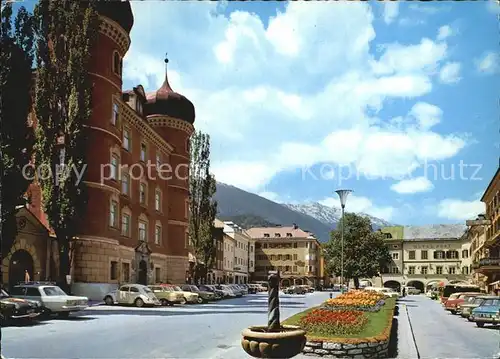 Lienz Tirol Hauptplatz mit Liebburg Kat. Lienz