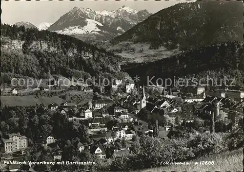 Feldkirch Vorarlberg mit Gurtisspitze Kat. Feldkirch