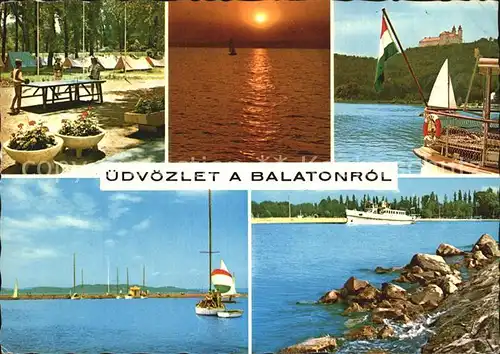 Balaton Plattensee Balatonrol Kat. Ungarn