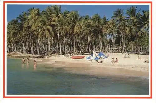 Dominikanische Republik Playa Juan Dolio Strand Meer Palmen