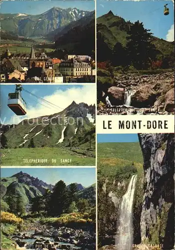 Le Mont Dore Bergbahnen Wasserfall Kat. Mont Dore