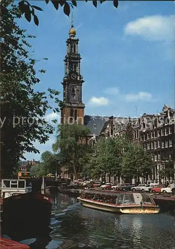 Amsterdam Niederlande Westertoren Kat. Amsterdam