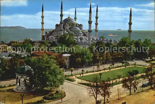 Istanbul Constantinopel Blaue Moschee Kaiser Wilhelm II Kat. Istanbul