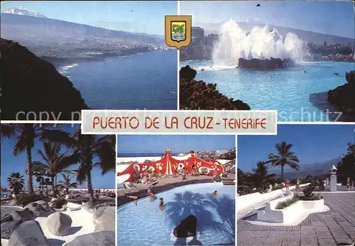 Puerto de la Cruz Teneriffa Swimmingpool Uferpromenade Kat. Puerto de la Cruz Tenerife