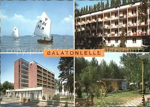 Balatonlelle Segelboote Hotels Campingplatz Kat. Fonyod