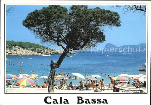 Ibiza Islas Baleares Sant Antoni Cala Bassa Strand Kat. Ibiza