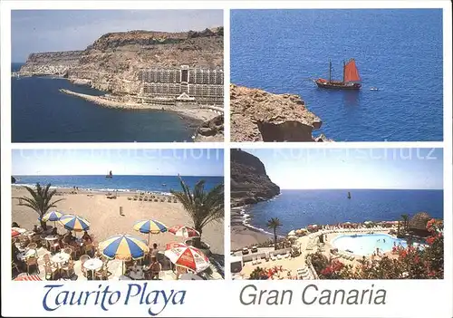 Gran Canaria Taurito Playa Strand Swimmingpool  Kat. Spanien