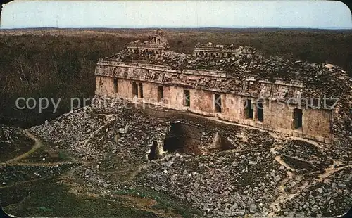 Kabah El Teocali Temple Kat. Yucatan