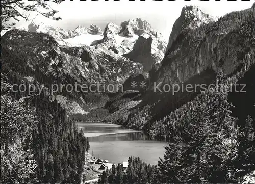 Gosau Oberoesterreich Gosausee mit Dachstein Kat. Gosau Salzkammergut