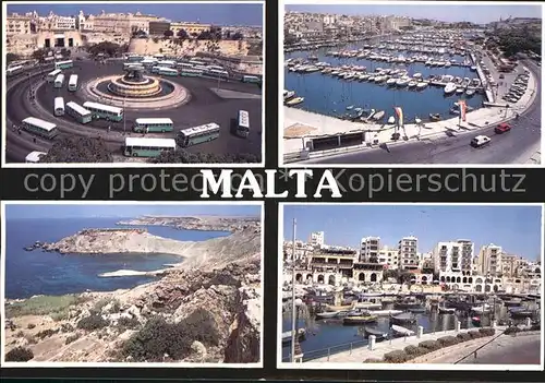Malta Busbahnhof Hafen Denkmal Stadtansichten Kat. Malta
