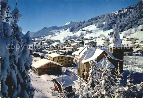 Les Gets Haute Savoie Ortsansicht Winter Kat. Les Gets