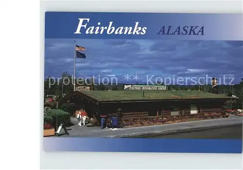 Fairbanks Alaska Long Cabin Visitors Center Kat. Fairbanks