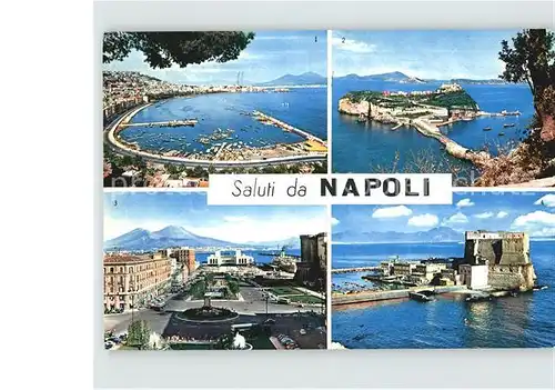 Napoli Neapel Hafen Platz  Kat. Napoli