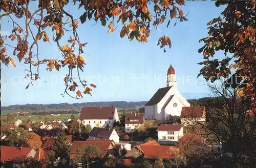 Groenenbach Bad Ortsansicht mit Kirche Kneippkurort Herbststimmung Kat. Bad Groenenbach