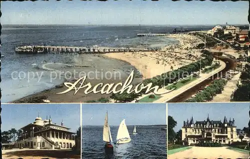 Arcachon Gironde Strand Casino Kat. Arcachon