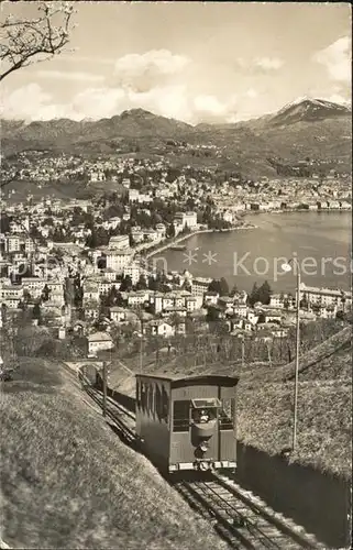 Lugano TI Funicolare del Monte San Salvatore Kat. Lugano