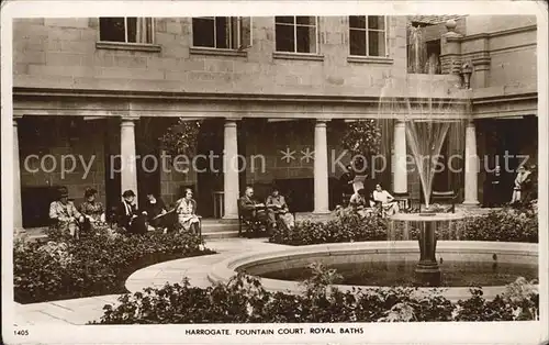 Harrogate UK Fountain Court Royal Bath