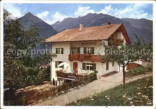 Schenna Meran Schoenblick Kat. Italien