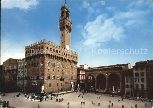 Firenze Toscana Piazza della Signoria Kat. Firenze