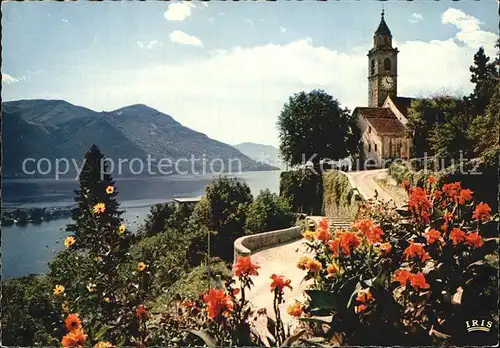 Ronco sopra Ascona Kirche Lago Maggiore