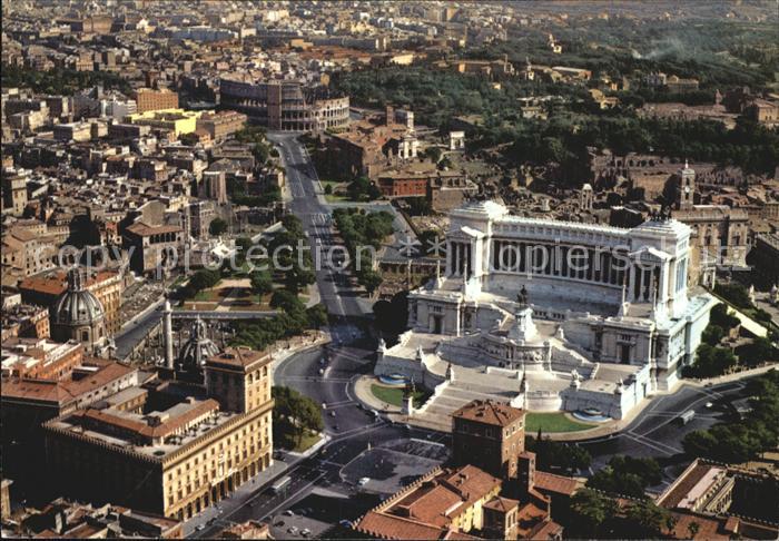 Roma Rom Piazza Venezia E Colosseo Veduta Aerea Kat Nr Kt Oldthing Ansichtskarten Italien Unsortiert