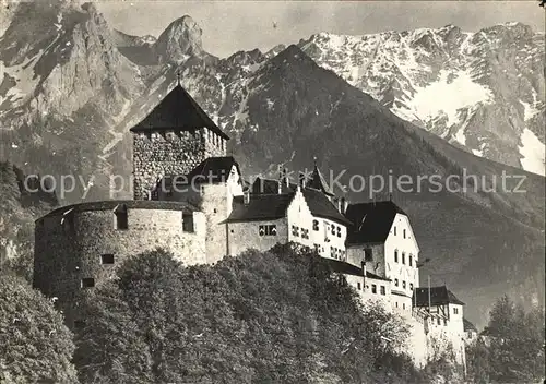 Liechtenstein  Castile Vaduz Kat. Liechtenstein