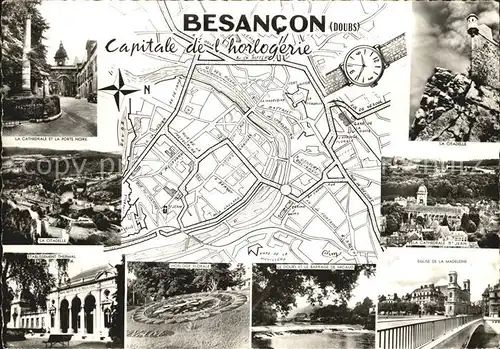 Besancon Doubs La Citadelle la Cathedrale Strassenkarte Kat. Besancon