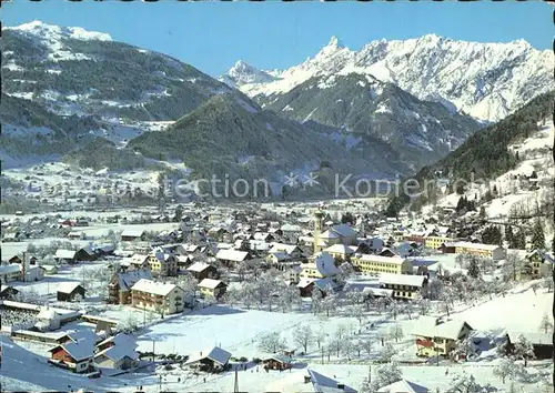 Tschagguns Vorarlberg mit Golm Panorama Kat. Tschagguns