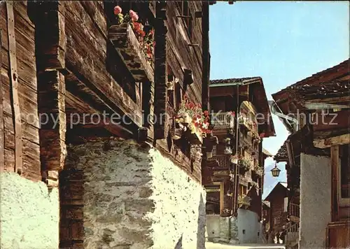 Grimentz Dorfpartie Kat. Grimentz