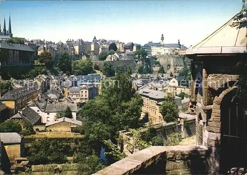 Luxembourg Luxemburg Ville basse du Grund et Ville haute Kat. Luxembourg