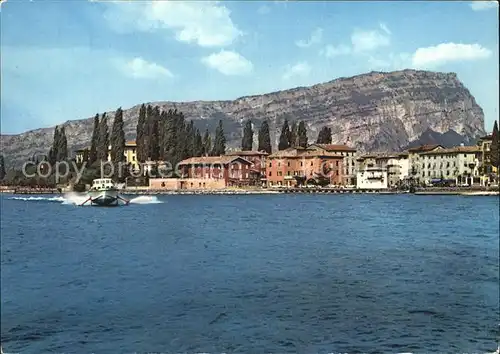 Torbole Lago di Garda Partie am See Kat. Italien