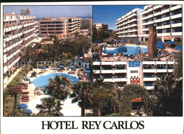 Playa Del Ingles Gran Canaria Hotel Rey Carlos Kat San Bartolome De Tirajana Nr Kt12830 Oldthing Ansichtskarten Spanien Unsortiert