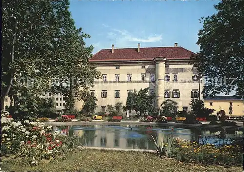 Spittal Drau Renaissance Schloss Porcia Teich Kat. Spittal an der Drau
