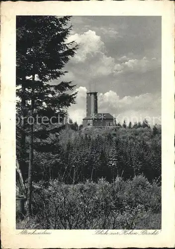 Kirchhundem Aussichtsturm Gaststaette Hohe Bracht Kat. Kirchhundem Hochsauerland