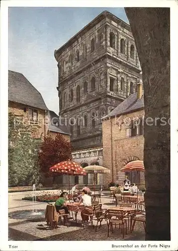 Trier Brunnenhof an der Porta Nigra Kat. Trier