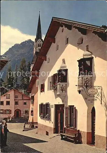 Scuol Tarasp Vulpera Heilbad Dorfpartie / Scuol /Bz. Inn