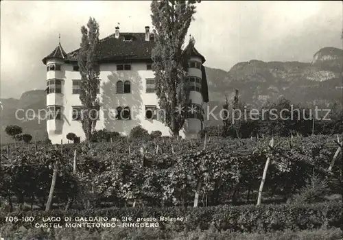 Caldaro Kaltern Lago Castel Montetondo Ringberg Kat. Kaltern am See Suedtirol