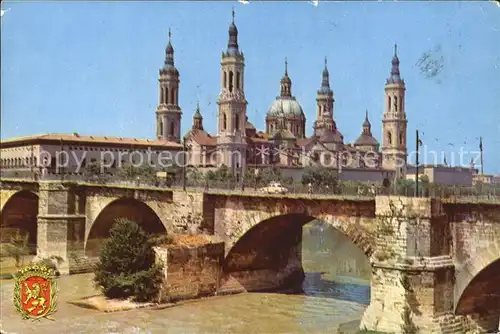 Zaragoza Aragon Basilica Puente de Piedra Kat. Zaragoza Saragossa