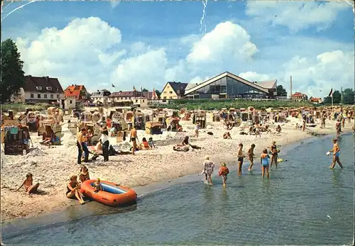 Scharbeutz Ostseebad Meerwasserwellenbad Strand Kat. Scharbeutz