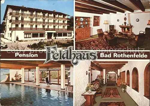 Bad Rothenfelde Pension Feldhaus  Kat. Bad Rothenfelde