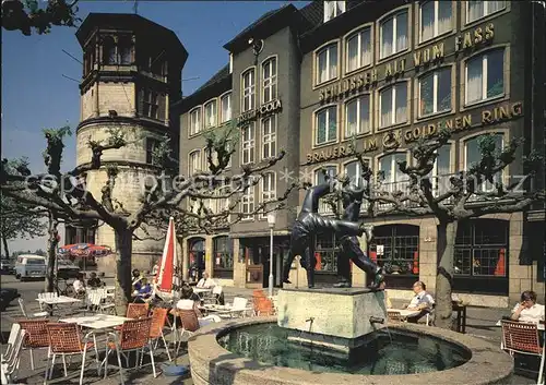 Duesseldorf Radschlaegerbrunnen Kat. Duesseldorf